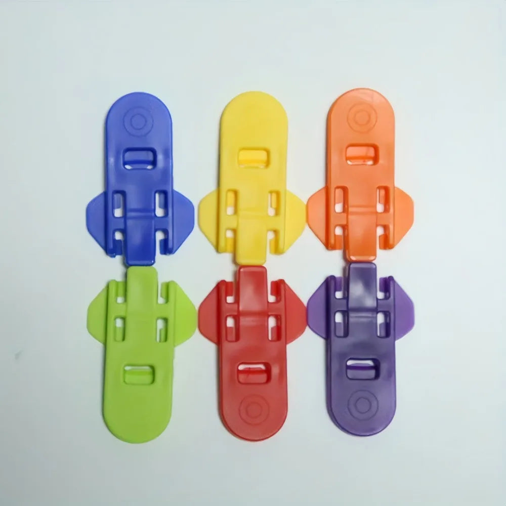6Pcs Can Opener Handheld Plastic Small Sealer for Beer Cola Beverage Cans Simple Rotating Dustproof Cup Lid Sealing Small Tool
