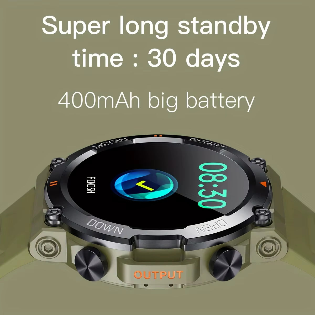 K56Pro Bro-tastic Watch: Your New BFF for Heart Beats, Sweat & Super Long Naps with a Fancy Screen!
