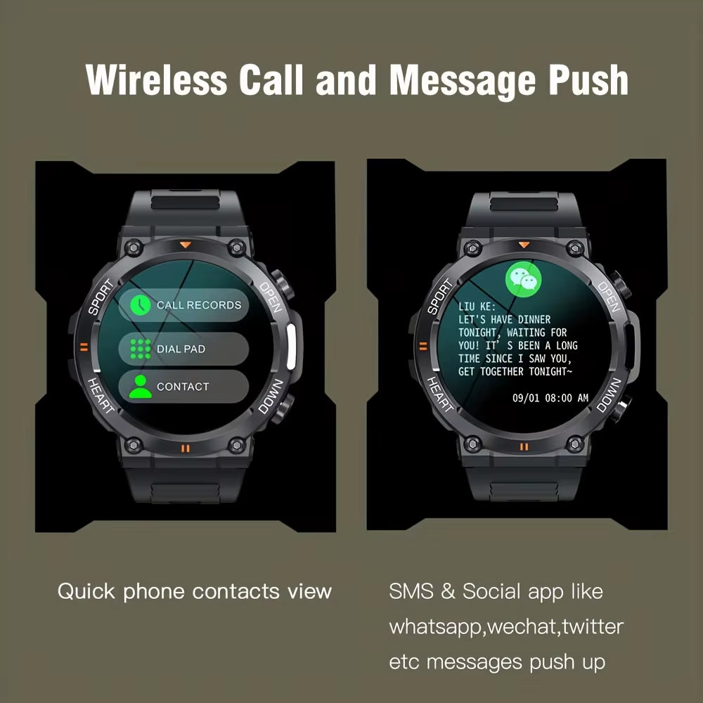 K56Pro Bro-tastic Watch: Your New BFF for Heart Beats, Sweat & Super Long Naps with a Fancy Screen!