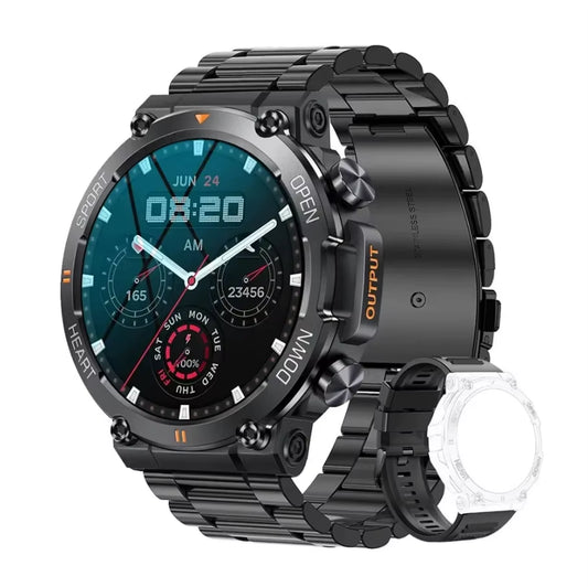 K56Pro Bro-tastic Watch: Your New BFF for Heart Beats, Sweat & Super Long Naps with a Fancy Screen!