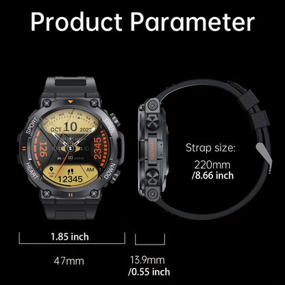 K56Pro Bro-tastic Watch: Your New BFF for Heart Beats, Sweat & Super Long Naps with a Fancy Screen!